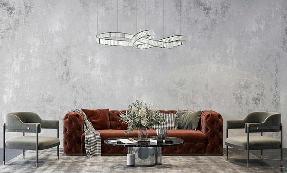 MOOSEE lampa wisząca WAVE 160B chrom