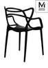 MODESTO krzesło HILO czarne-polipropylen