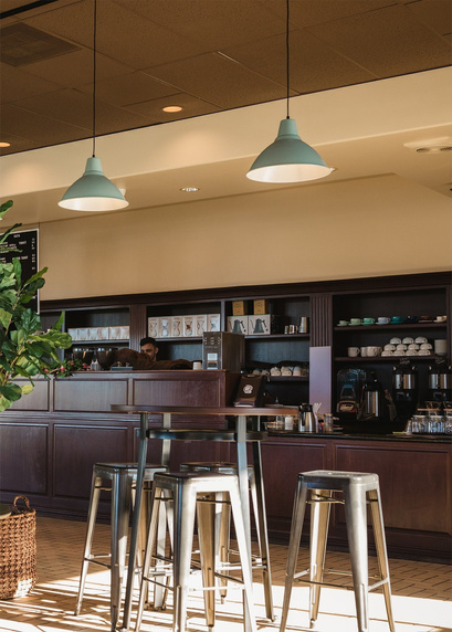 Hoker Paris 75cm. metaliczny insp. Tolix