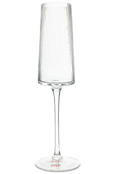 KARE kieliszek do szampana RIFFLE 215 ml transparentny