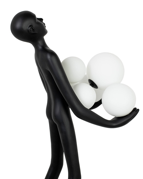 MOOSEE lampa stołowa HUMAN PREMIUM czarna