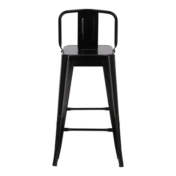 Hoker Paris Back short 66cm czarny insp.  Tolix