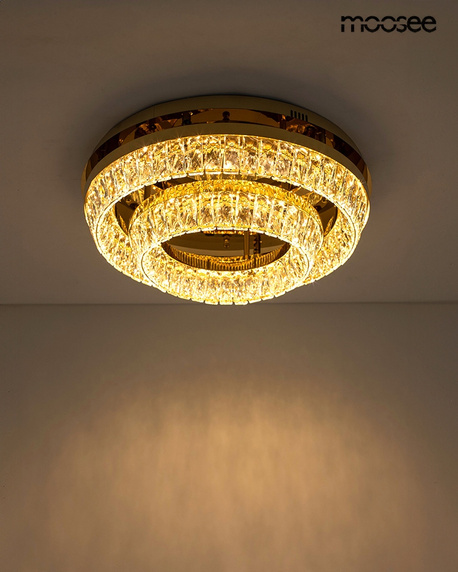MOOSEE lampa sufitowa / plafon SAVOY 2 złota