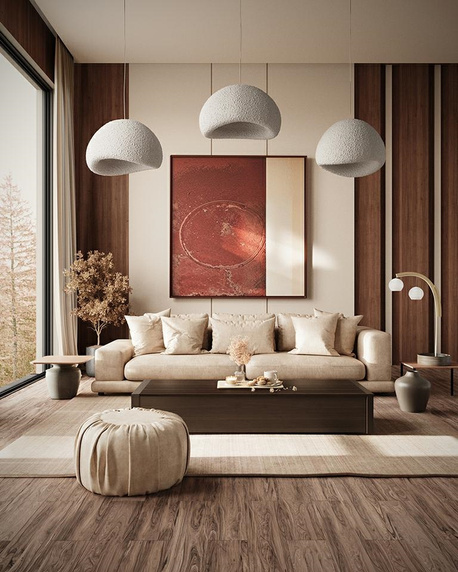 MOOSEE lampa wisząca NEST 60 biała