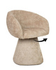 MaMaison krzesło obrotowe PEDRA beżowe