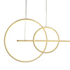 Lampa wisząca NEW AGE LED złoty 120 cm