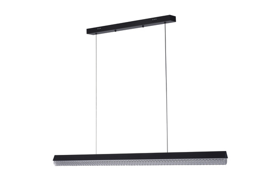 Lampa wisząca LED ANABELLA czarna 120 cm - nowoczesna do salonu, jadalni i biura