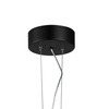 Lampa wisząca ACIRCULO led czarna 60 cm