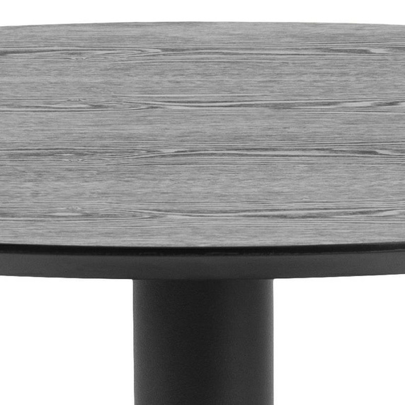 Stół Ibiza okrągły 80 czarny