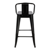 Hoker Paris Back short 66cm czarny insp.  Tolix
