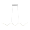 Lampa wisząca ZIGZAG LED biała 90 cm