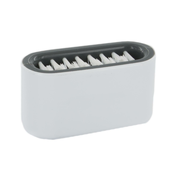 Szczotka do czyszczenia sztućców  z przyssawką szary