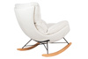 Fotel bujany OTILIA TEDDY biały