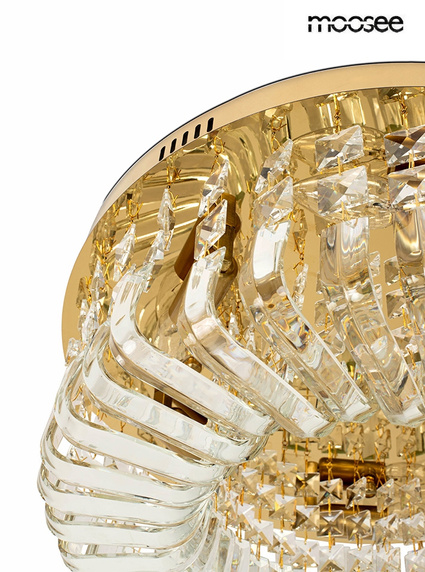 MOOSEE lampa sufitowa / plafon BALUNA 50 złota