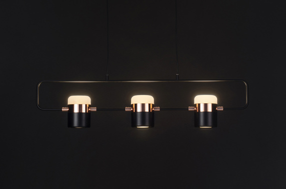 MOOSEE lampa wisząca BLINK 3 czarna