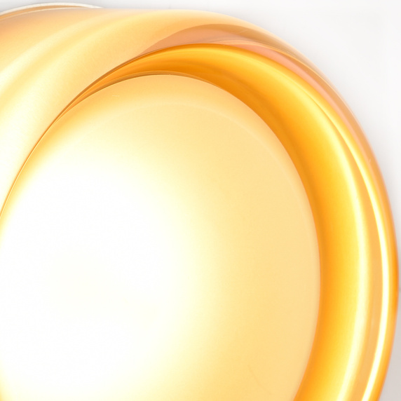 Lampa ścienna CANDY LED 13,5 cm bursztynowa- minimalistyczny kinkiet