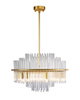 Lampa wisząca LUXORIA złota 50*35 cm