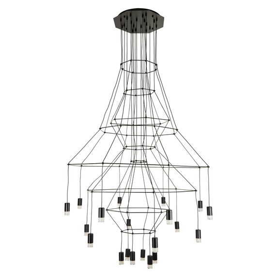 Lampa wisząca LINEA-20 czarna 120cm