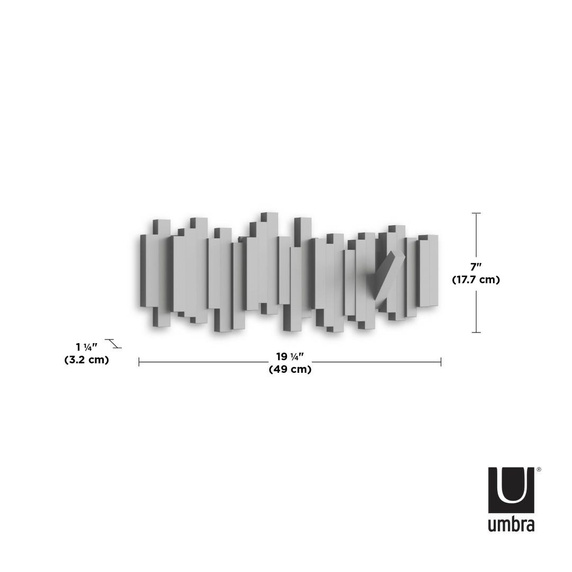 UMBRA wieszak na ubrania STICKS szary