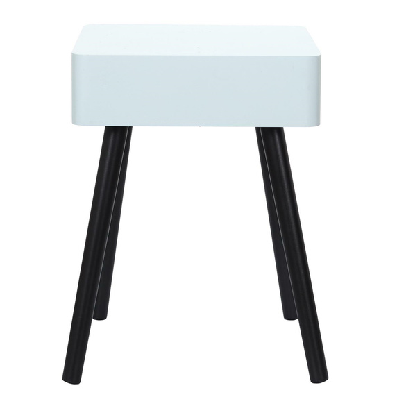 Szafka nocna Padano błękitna/czarna