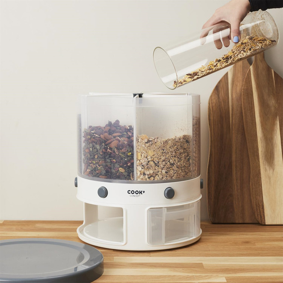 Dozownik obrotowy 6 komórek po 1,5L