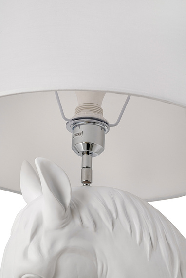 MOOSEE lampa podłogowa KOŃ HORSE STAND    S biała - włókno szklane