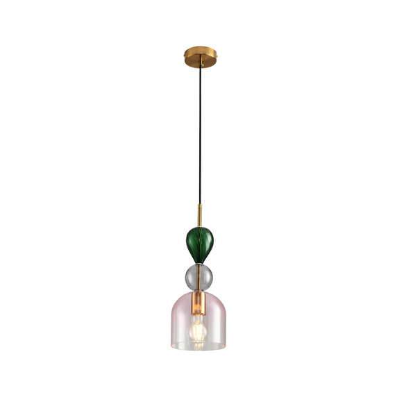 Lampa wisząca PASTELLO PINK kolorowa 15 cm