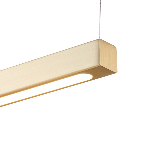 Lampa wisząca BEAM-120 LED złoty 120 cm