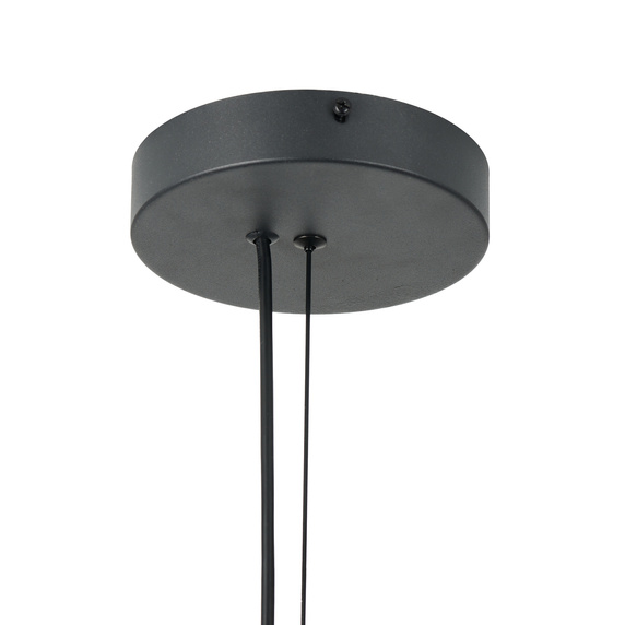 Lampa wisząca ENZO czarno złota 80 cm