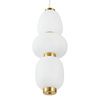 Lampa wisząca BRILLA-3 LED złota 23 cm