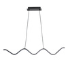 Lampa wisząca ZIGZAG LED czarna 90 cm