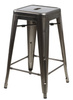 Hoker Paris 66cm metaliczny inspirowany   Tolix