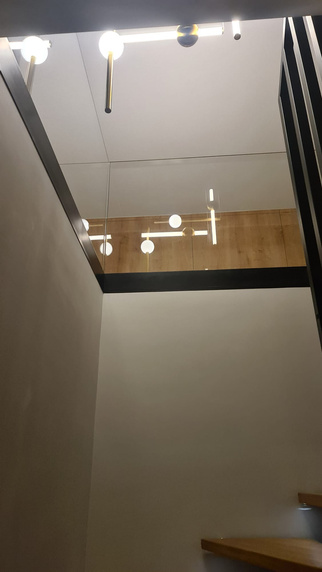 Lampa wisząca O-LINE S-4 LED mosiądz 79 cm