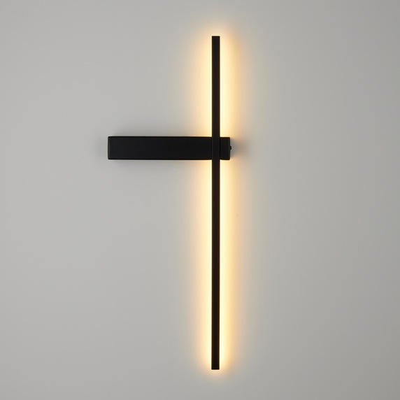 Lampa ścienna SOUL LED czarna 60 cm