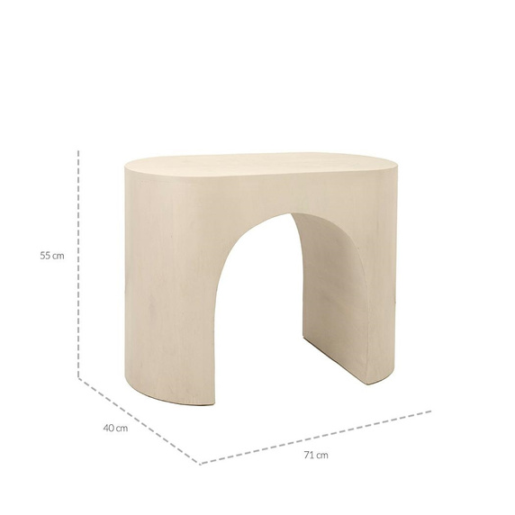 MaMaison stolik ICARO beżowy / drewno