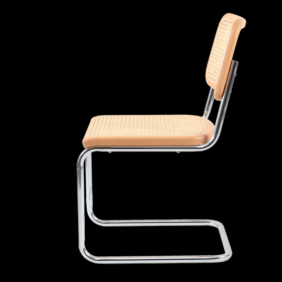 Krzesło VIENNA rattanowo chromowane