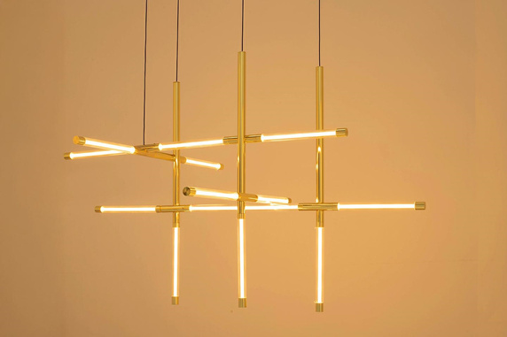 MOOSEE lampa wisząca MIKADO S złota