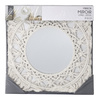 Lustro Macrama 55cm beżowe