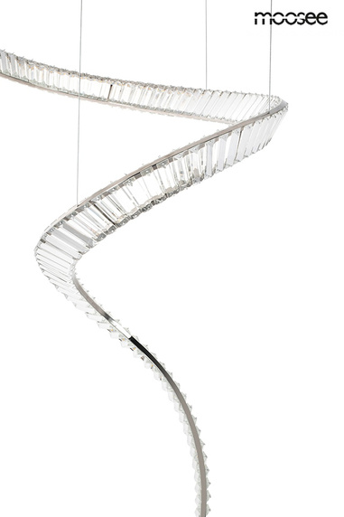 MOOSEE lampa wisząca WAVE CORDON 1A chrom