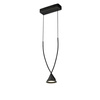 Lampa wisząca MIA LED czarna 15,5 cm
