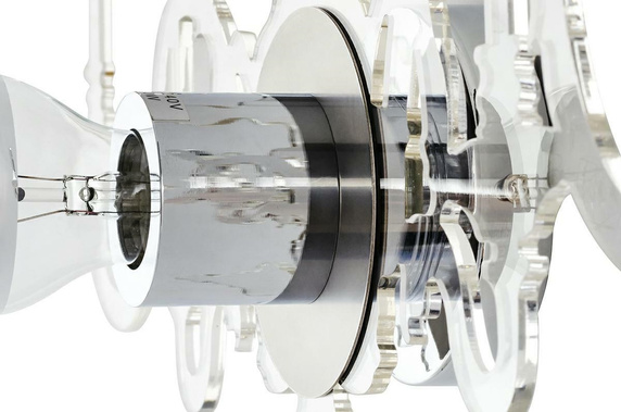 MOOSEE lampa ścienna ICE 3D transparentna