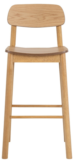 Stołek barowy Barlow dąb naturalny