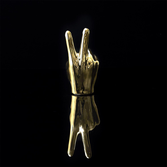 Dekoracja, figurka Dłoń mała Victoria     złota