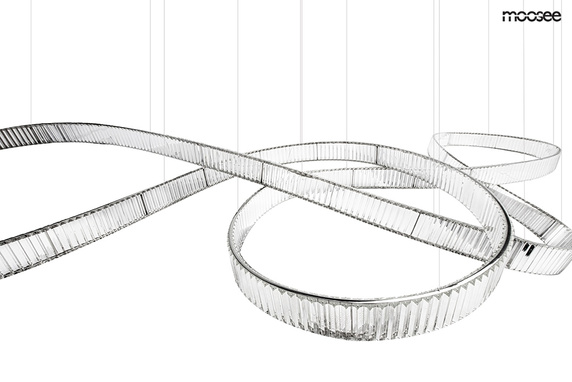 MOOSEE lampa wisząca WAVE 380 chrom