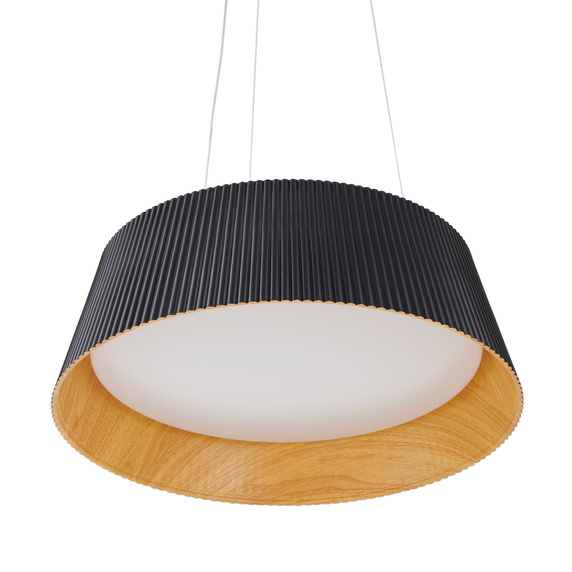 Lampa wisząca FRILL LED czarna 45 cm