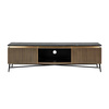 RICHMOND szafka RTV IRONVILLE – marmur, metal, MDF, sklejka brzozowa