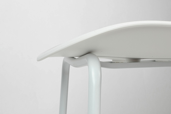 Krzesło ARIA białe - polipropylen, metal