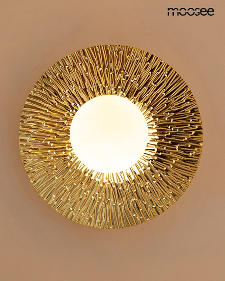 MOOSEE lampa ścienna SOUL 30 złota