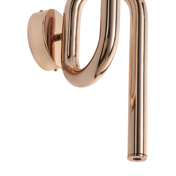 Lampa ścienna MYK LED miedziana 40 cm