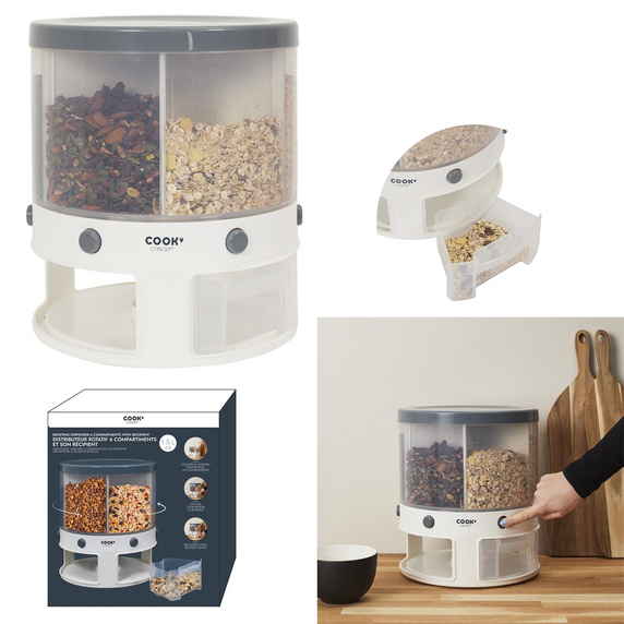 Dozownik obrotowy 6 komórek po 1,5L